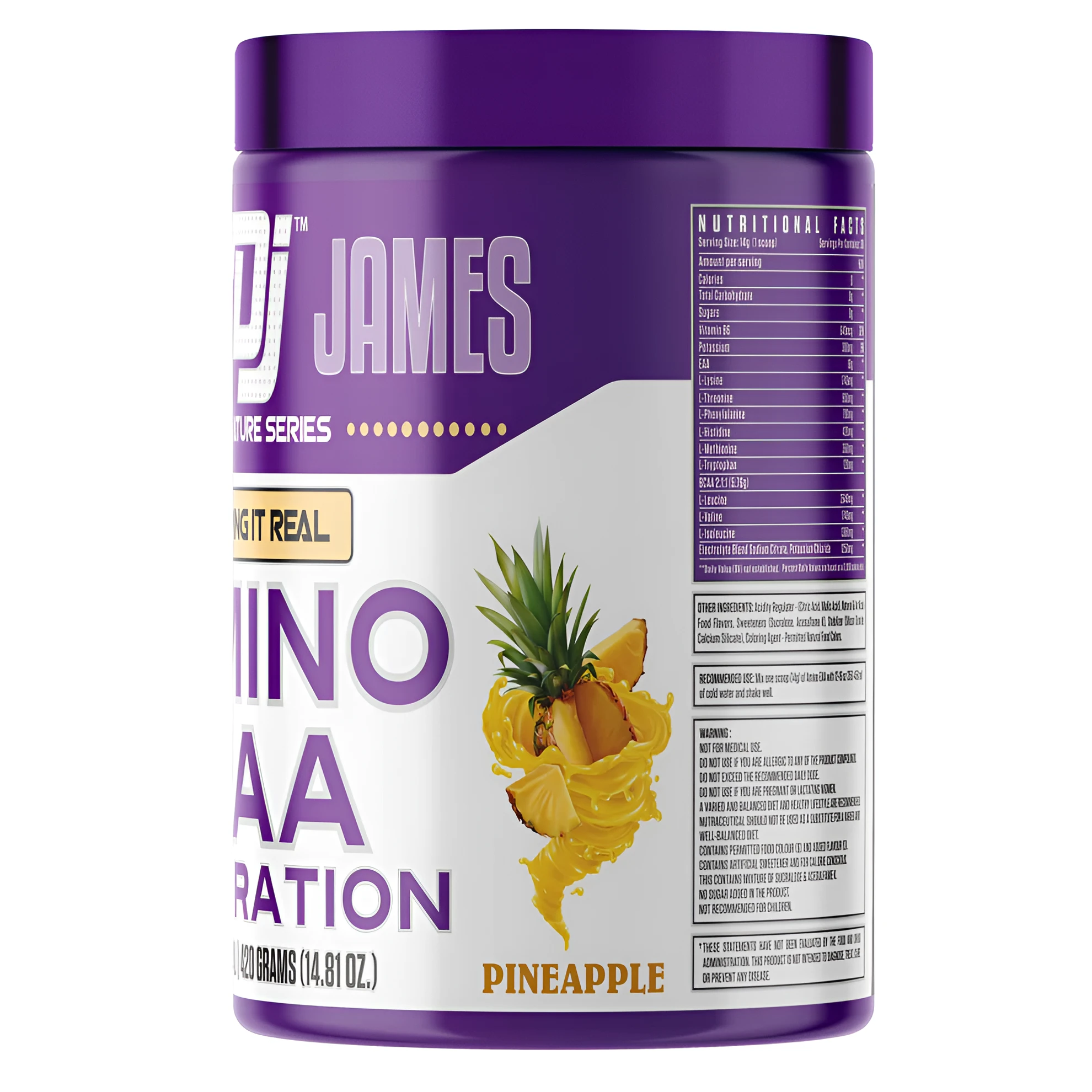 Dennis James Signature Series AMINO EAA+ HYDRATION 30 Serving’s  view 2