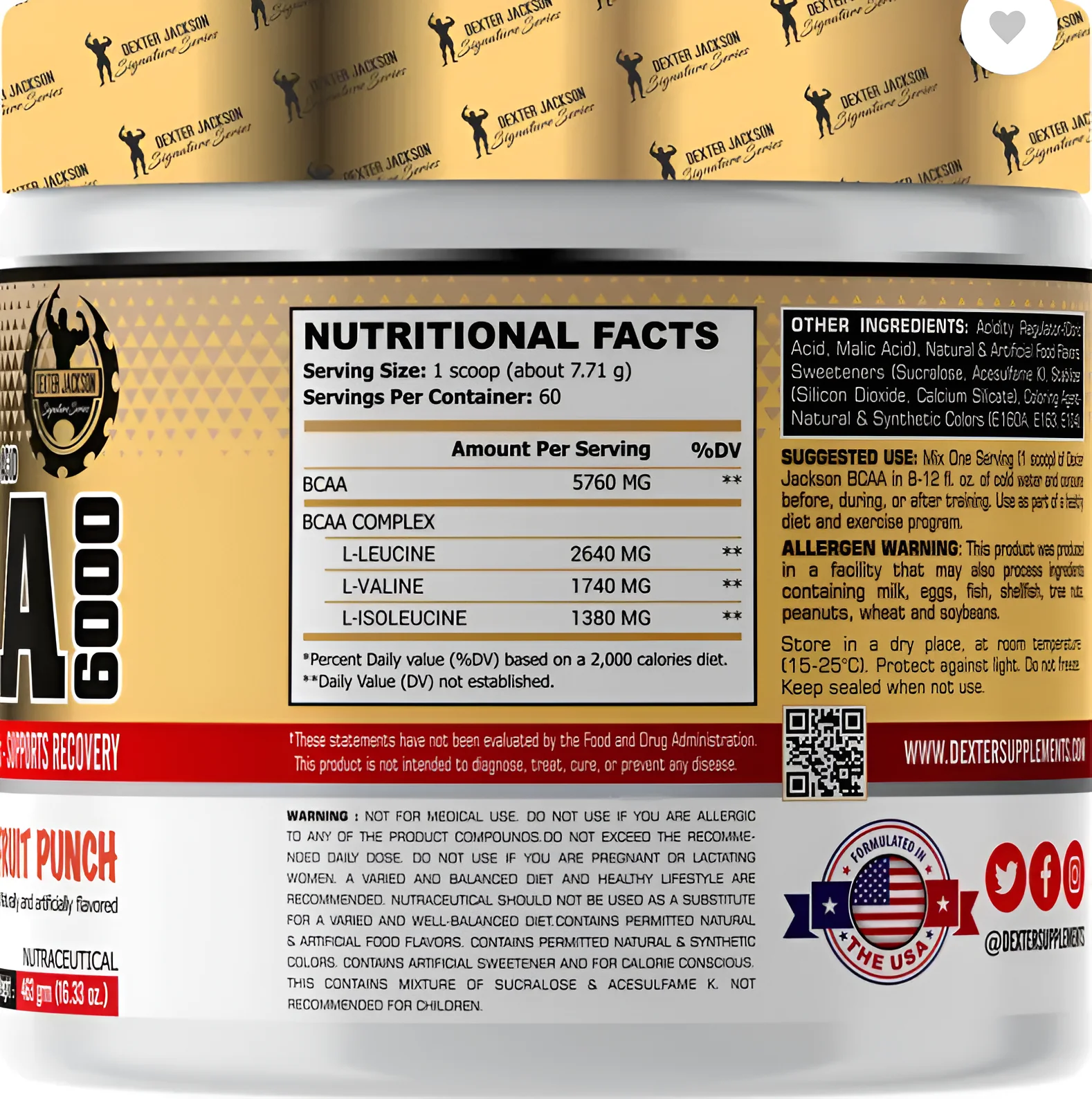 Dexter Jackson BCAA 60 Serving’s  view 3