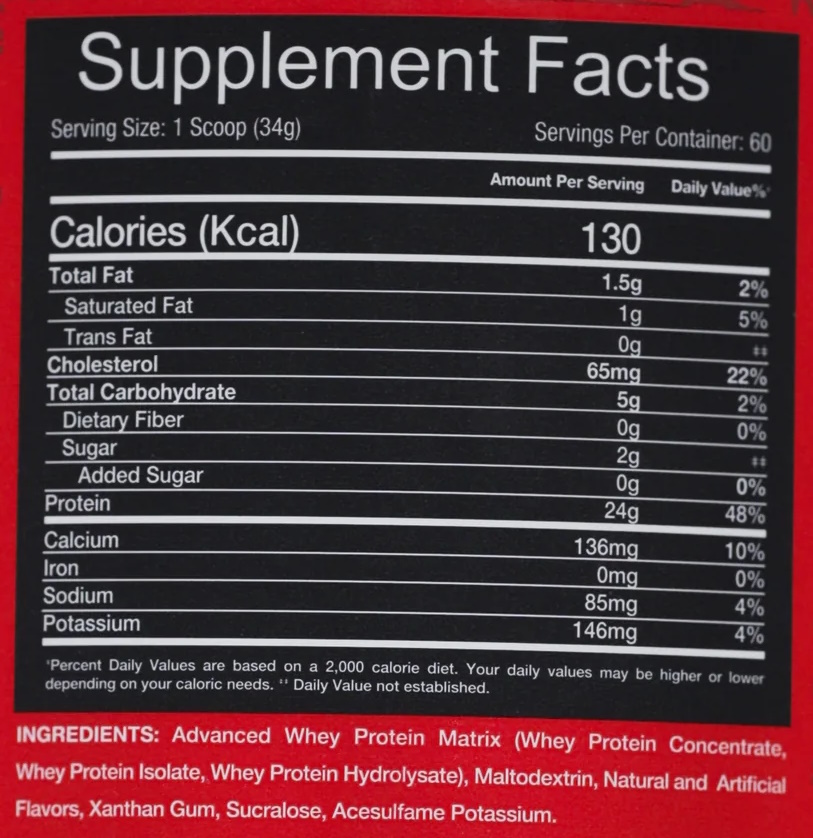 BIG RAMY LABS WHEY 4.5 LBS view 3