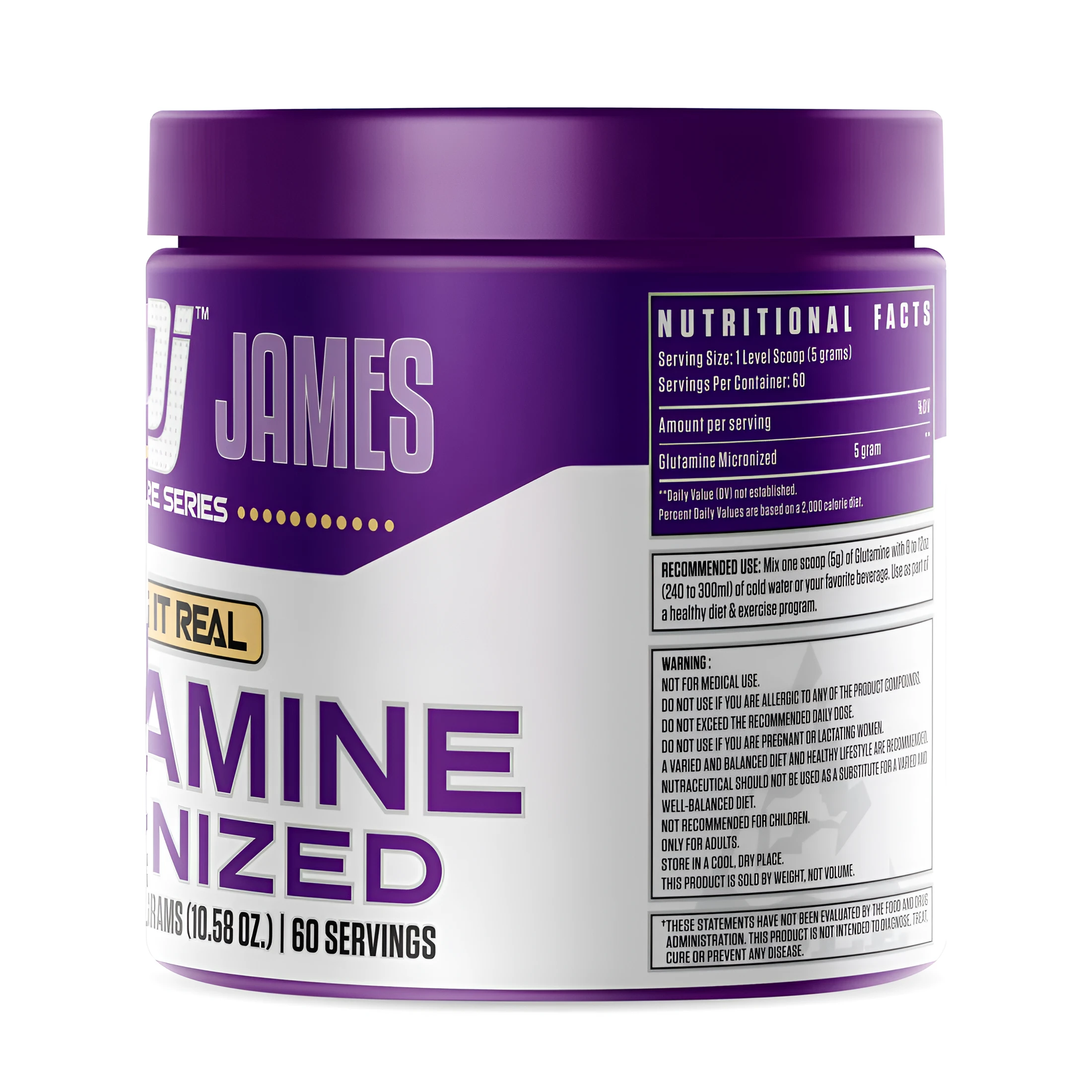 Dennis james GLUTAMINE MICRONIZED view 2