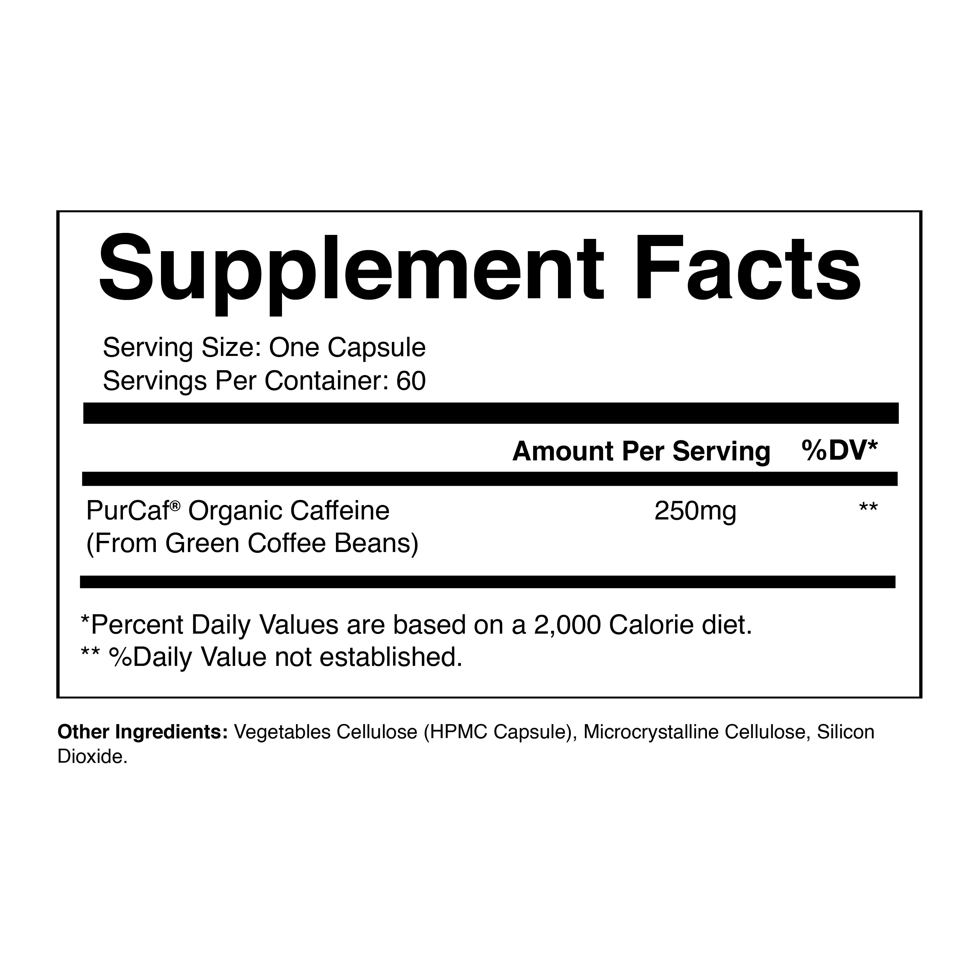 OUTLAST LABZ CAFFEINE 250 MG 60 CAPS view 2