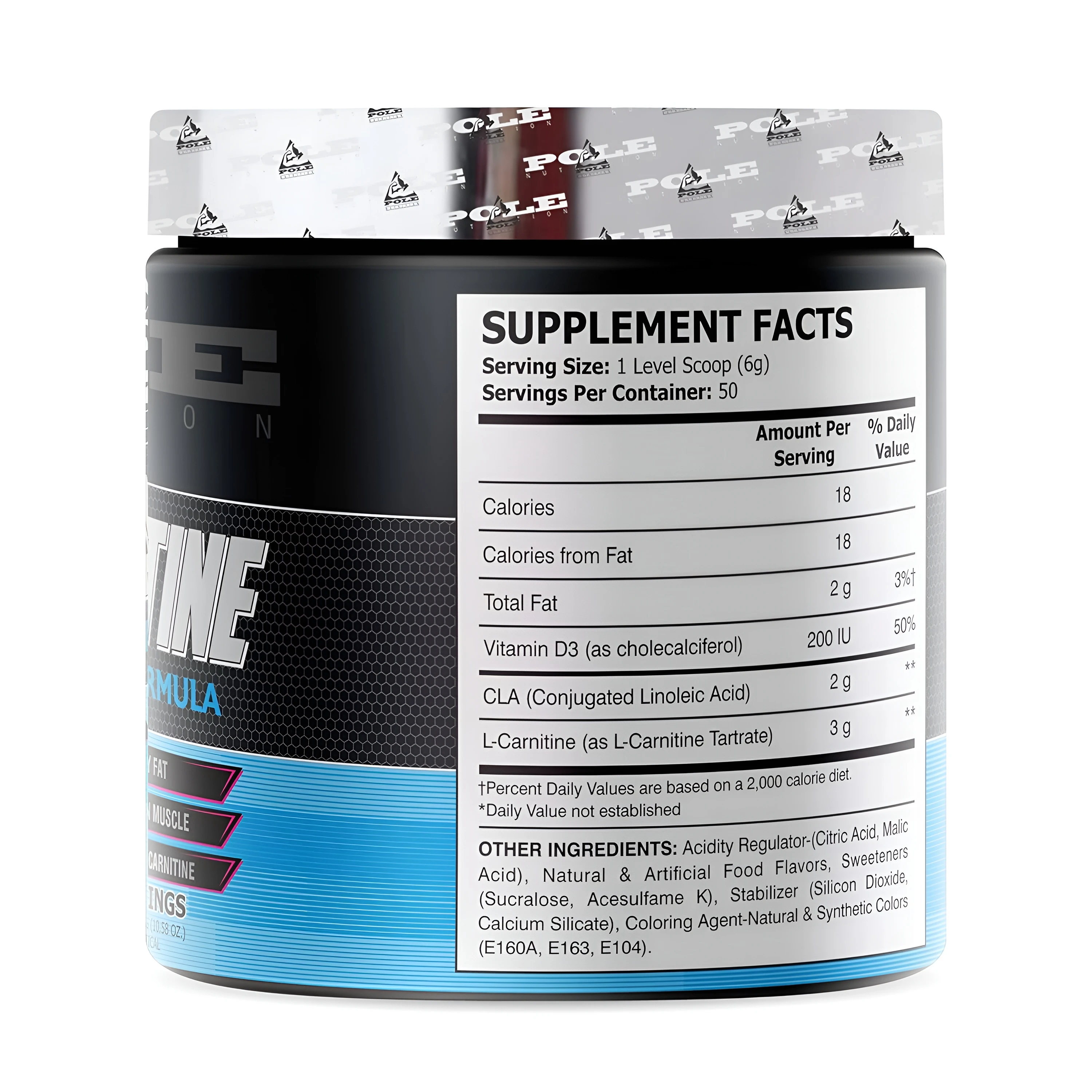 Pole Nutrition CLA+CARNITINE 50 Servings  view 2