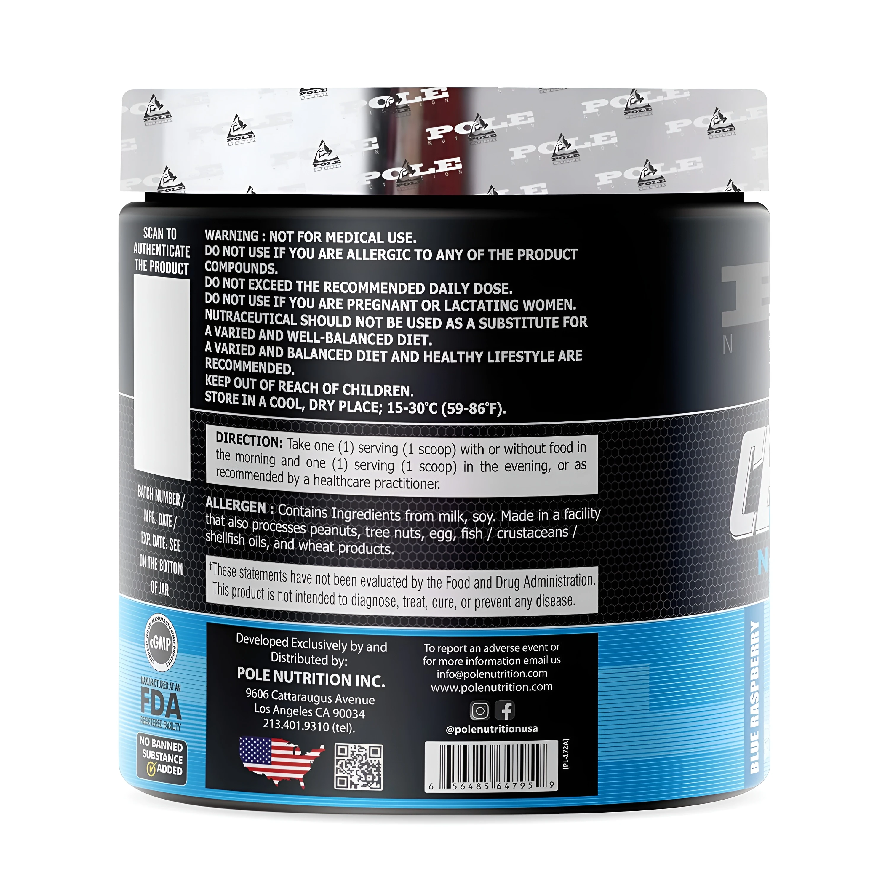 Pole Nutrition CLA+CARNITINE 50 Servings  view 3