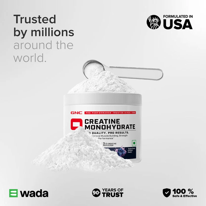 GNC CREATINE UNFLAVOURED 80 Ser 250 GM view 2