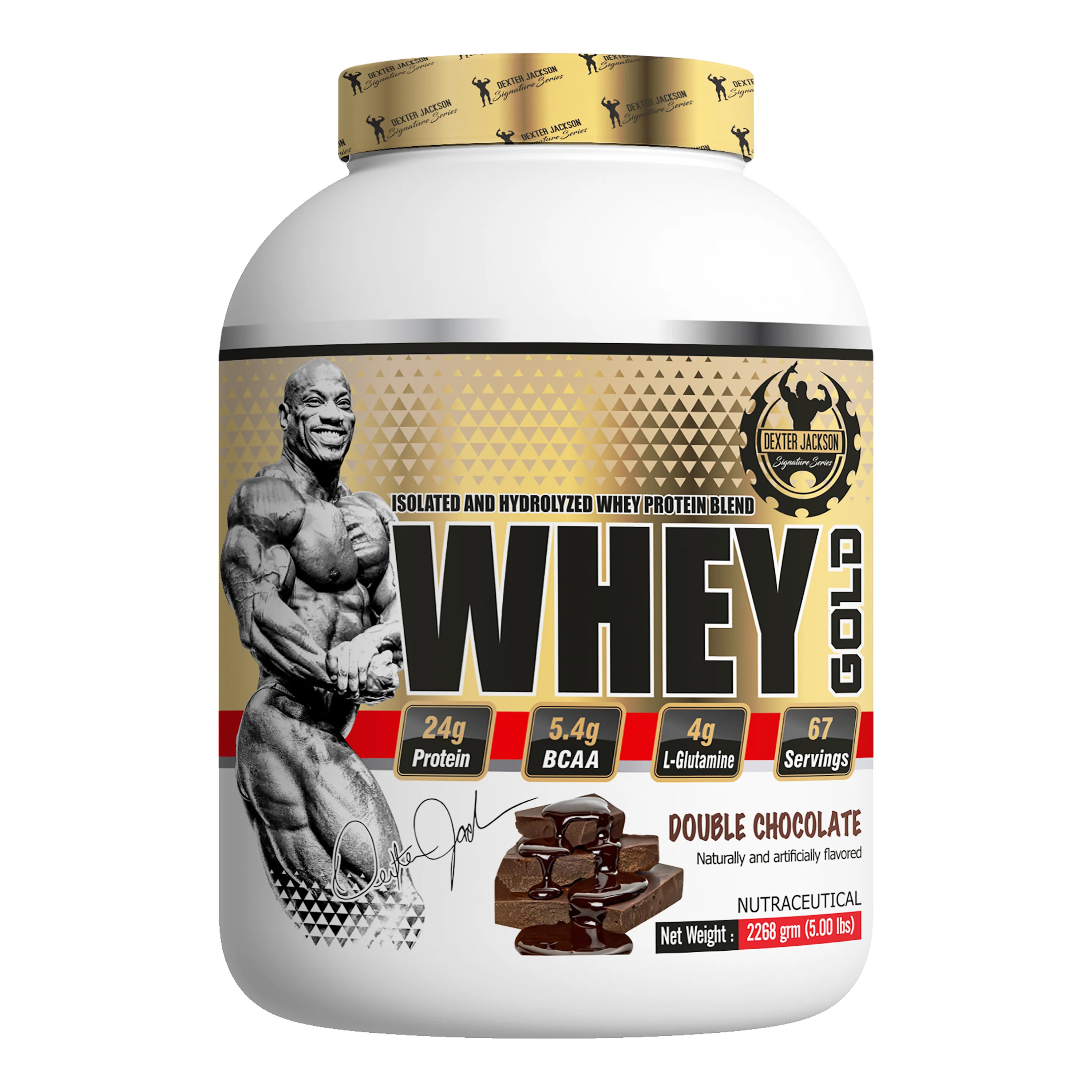 Dexter Jackson WHEY PROTEIN GOLD (5 lbs / 2268 g)