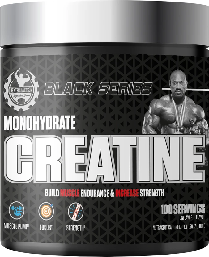 Dexter Jackson BLACK SERIES CREATINE 300Gm 100 Serving’s 