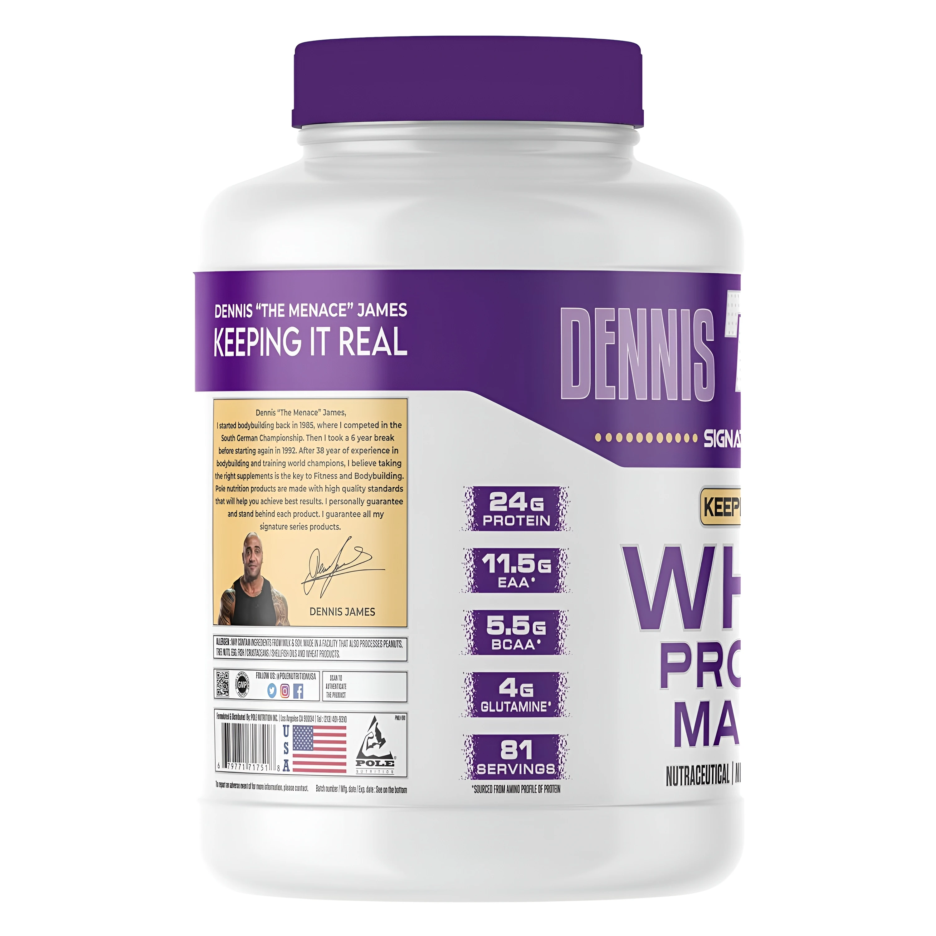 Dennis James WHEY 5 Lbs (2268 Gms) view 2