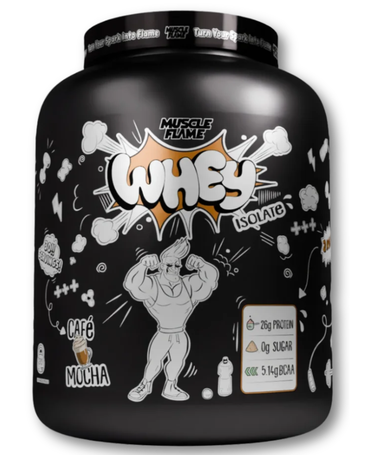 Muscle Flame Whey Isolate (Cafe Mocha, 2kg)