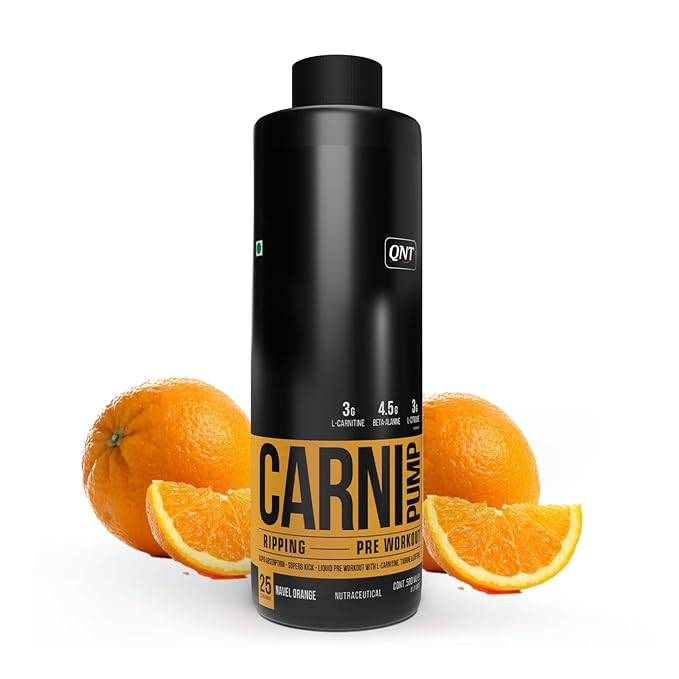 Qnt CARNIPUMP | Liquid Pre Workout 25 Servings