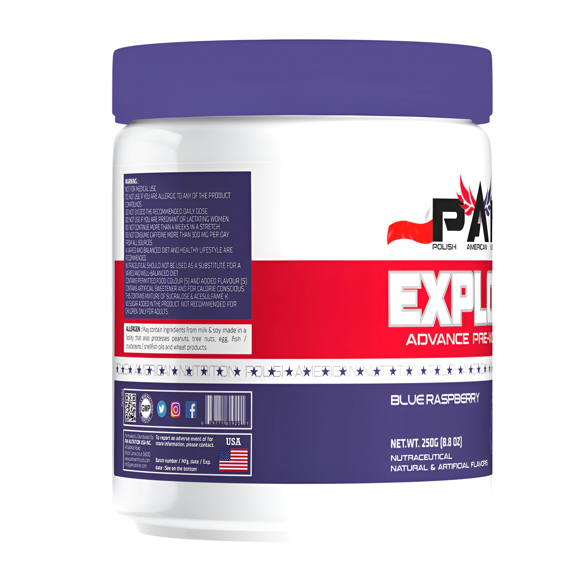 Pan EXPLODE Pre-Workout 50 Serving’s  view 3