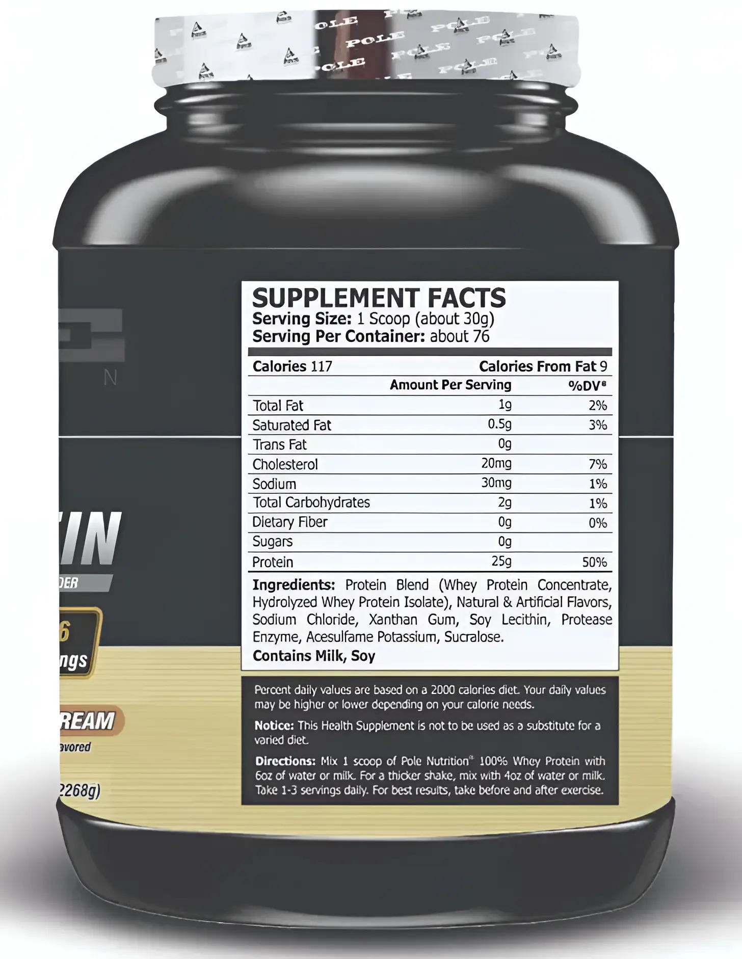 Pole Nutrition WHEY 5 Lbs (2268 Gms) view 3