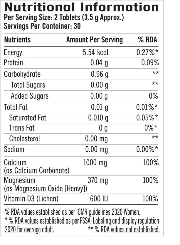 GNC CALCIUM 60 TAB view 3