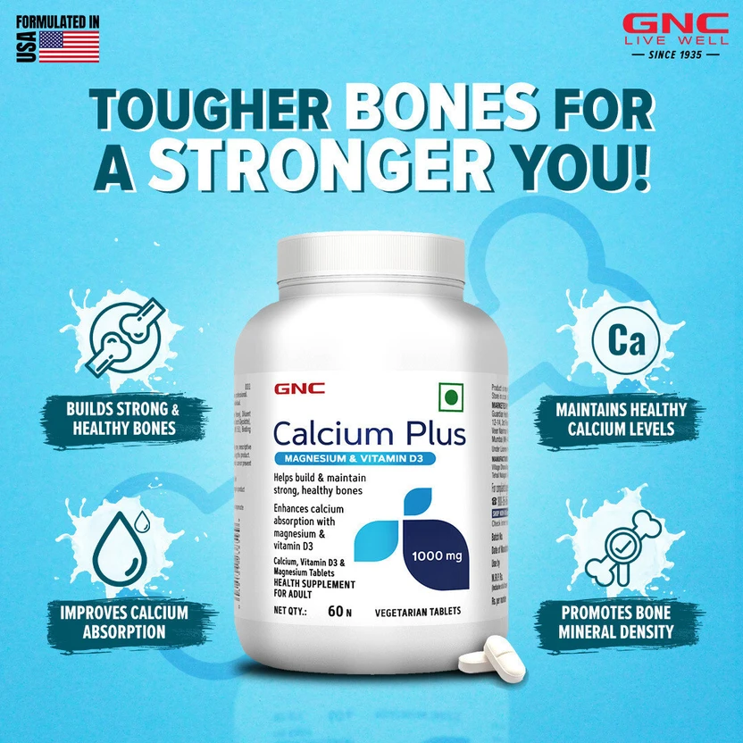 GNC CALCIUM 60 TAB view 4