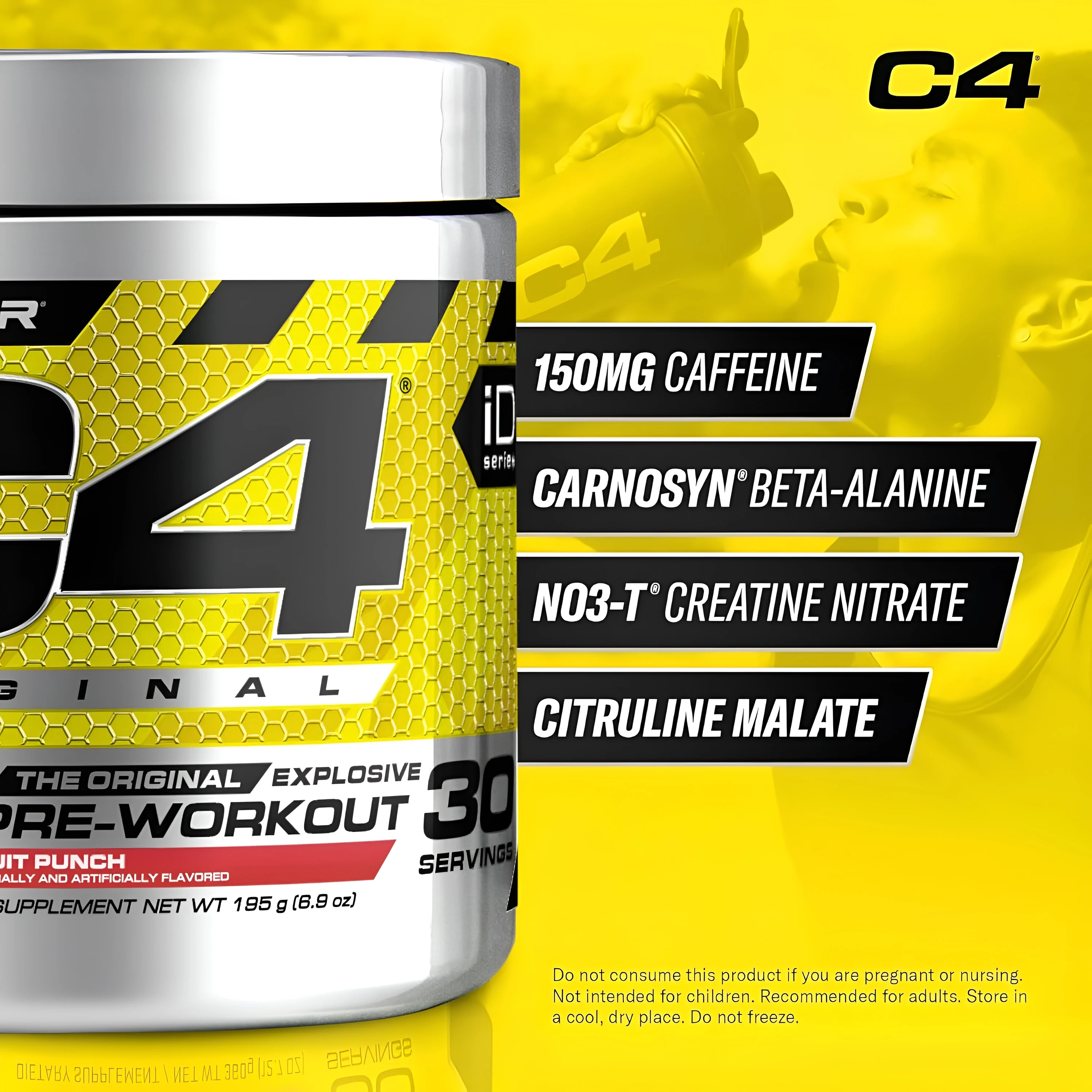 Cellucor  C4 PRE-WORKOUT 60 Serving’s  view 2