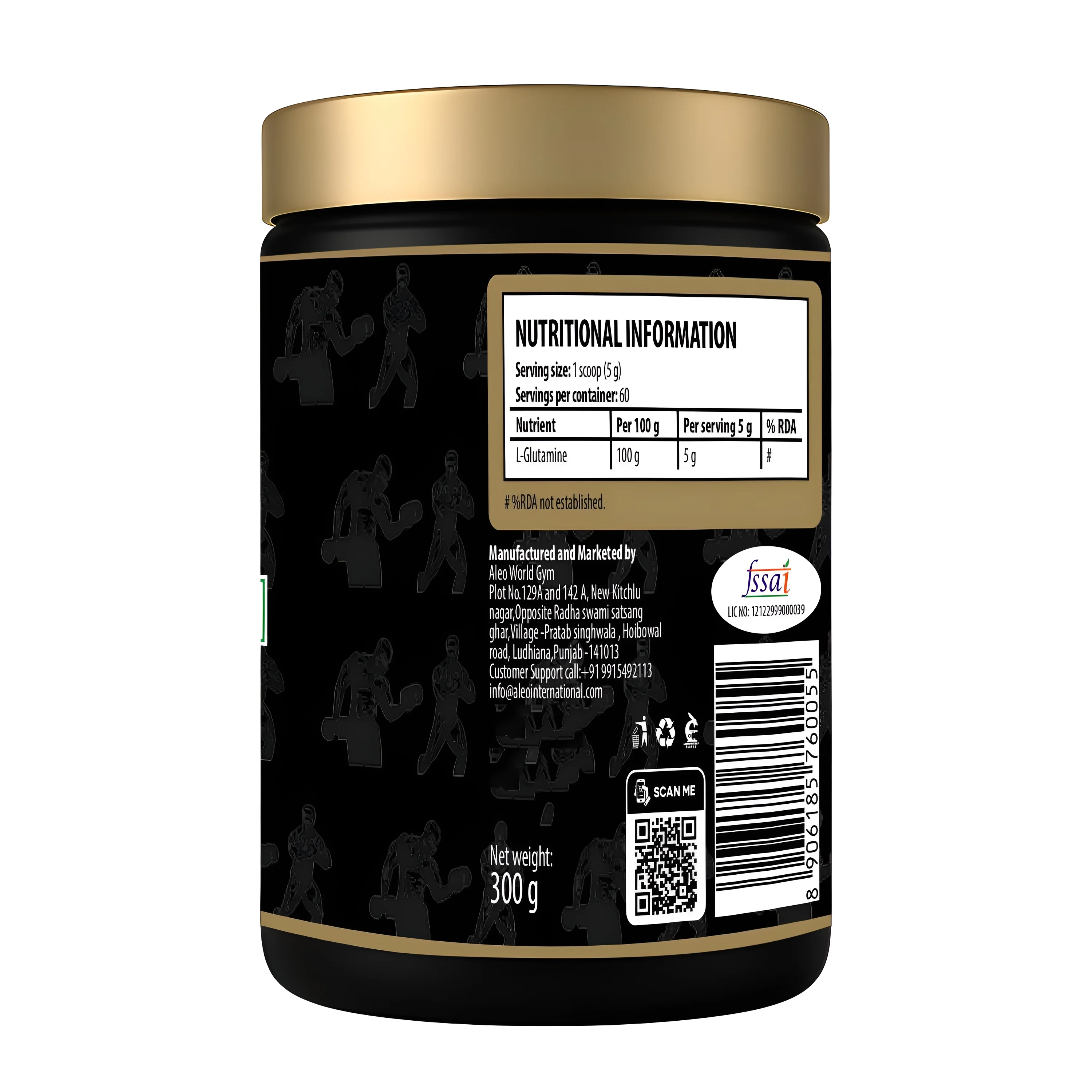 Kevin Levrone ANABOLIC GLUTAMINE 300gm view 3
