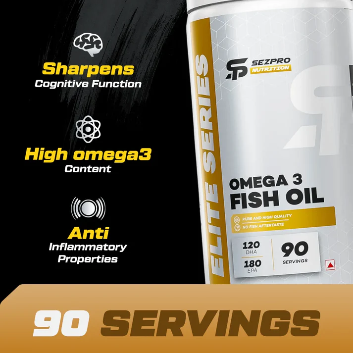 Sez Pro OMEGA 3 FISH OIL 90 Gel view 2