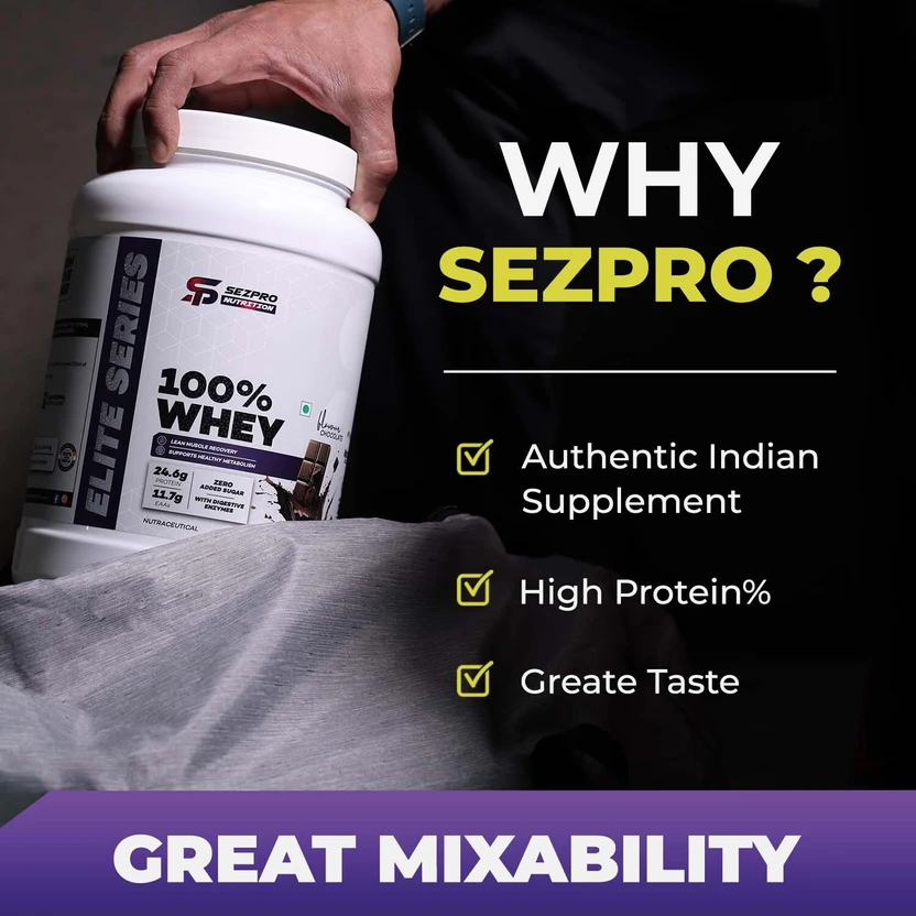 Sez Pro 100% WHEY PROTEIN 2 Kg view 4