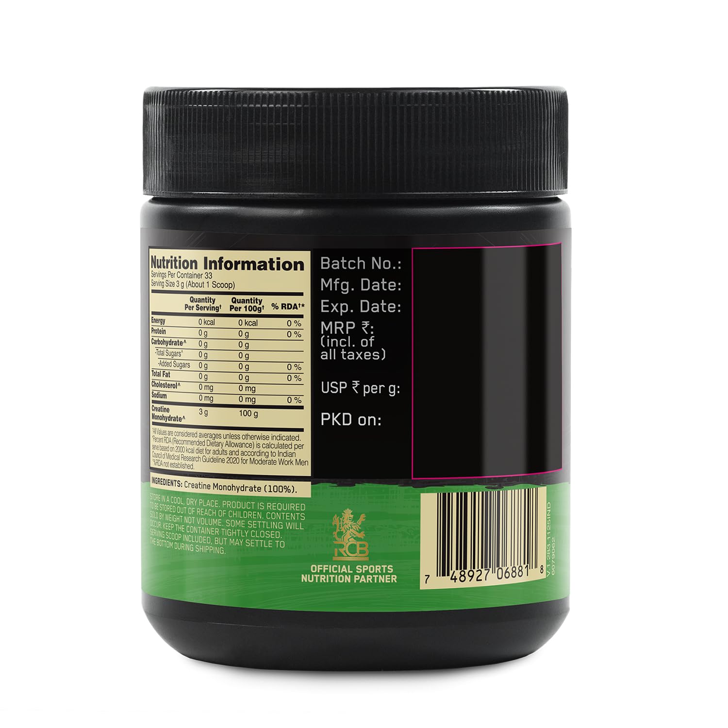 ON CREATINE 100 GM view 3