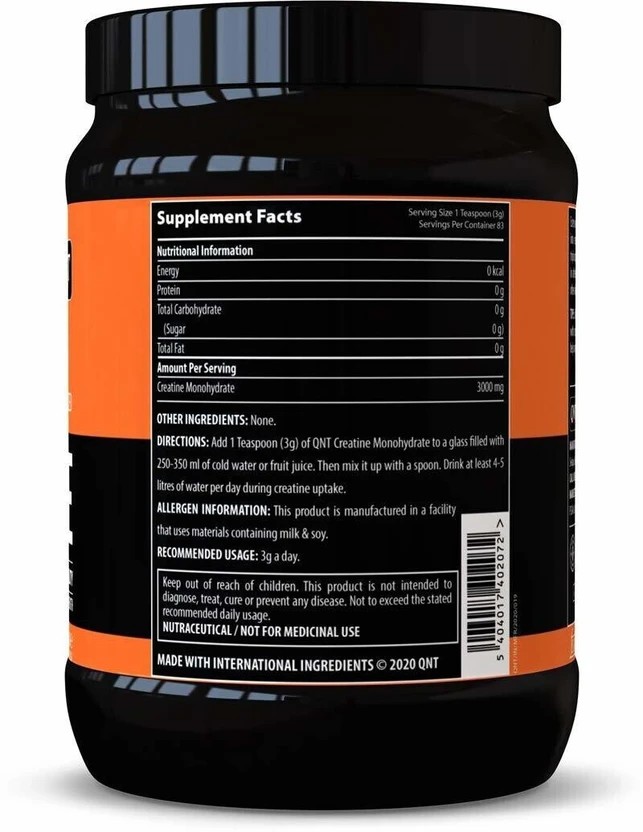 QNT CREATINE 100 GM view 2