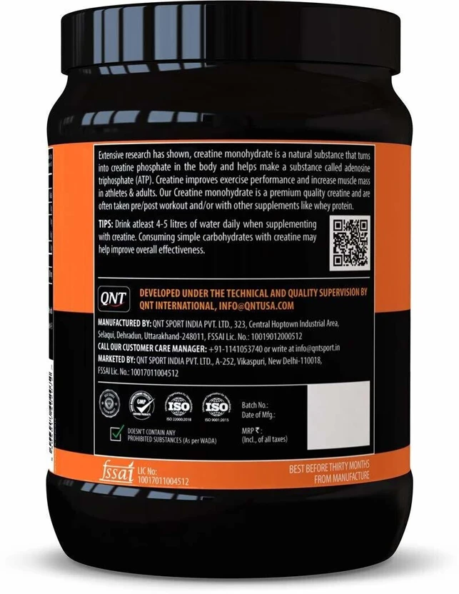 QNT CREATINE 100 GM view 3
