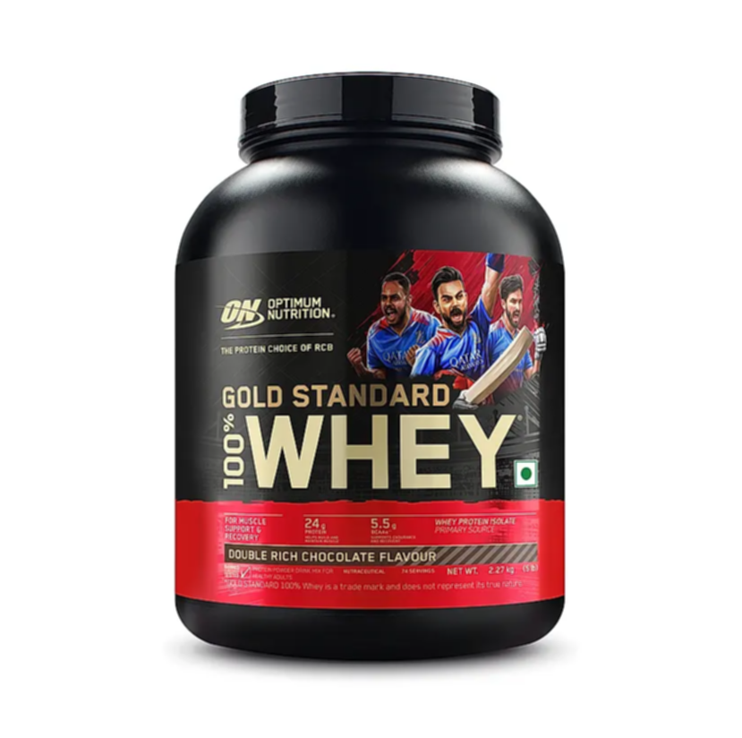 Optimum Nutrition GOLD STANDARD 100% WHEY PROTEIN Powder | 5 lbs 2.27 KG