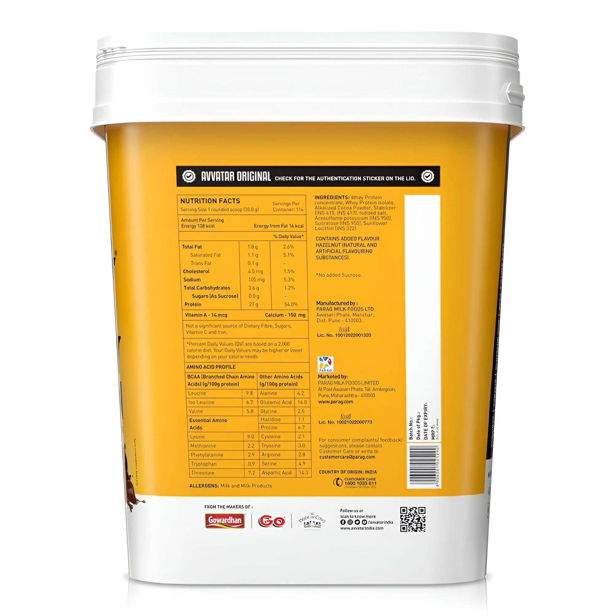 Avvtar WHEY PROTEIN 4 Kg view 3