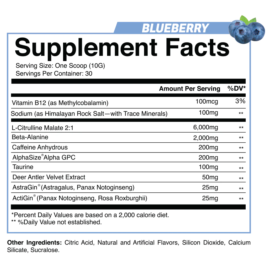Outlast Labz TRIGGER Pre-Workout  30 Serving’s  view 2