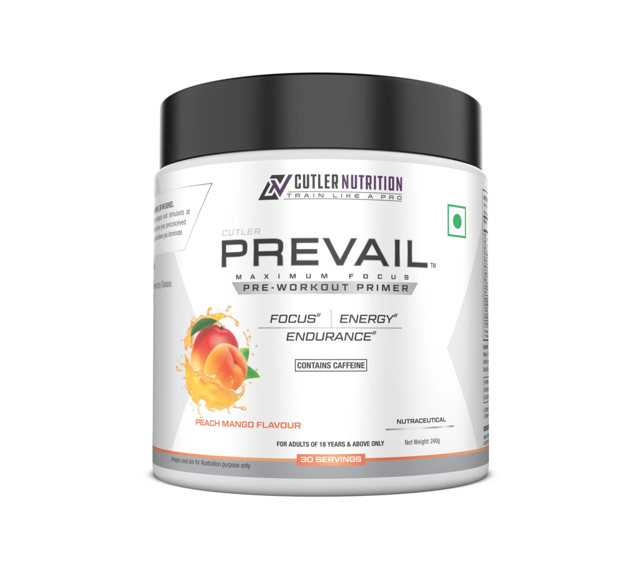 Cutler Nutrition PREVAIL  Pre-Workout 30 Servings