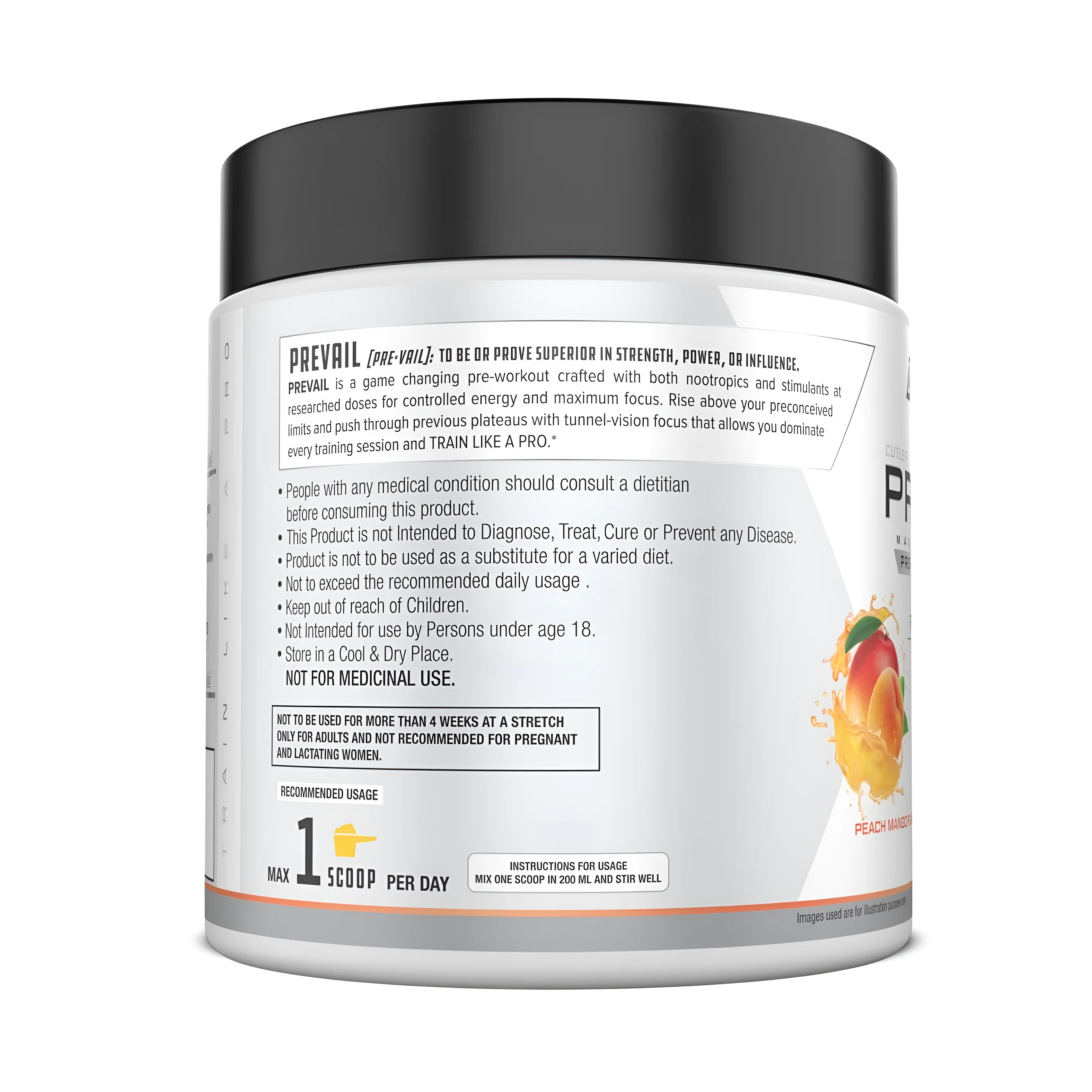 Cutler Nutrition PREVAIL  Pre-Workout 30 Servings view 3