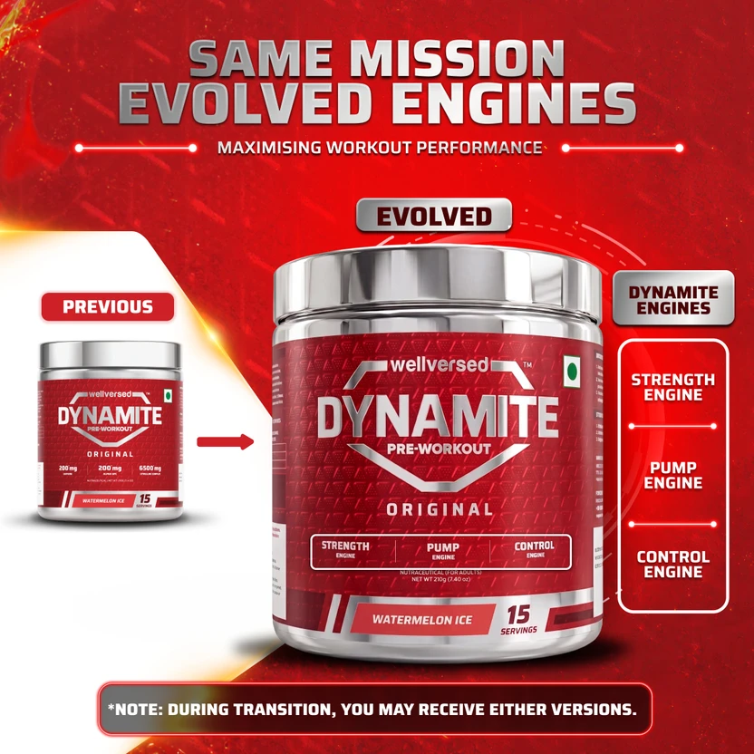 DYNAMITE PRE WORK OUT 15 SERVING view 2