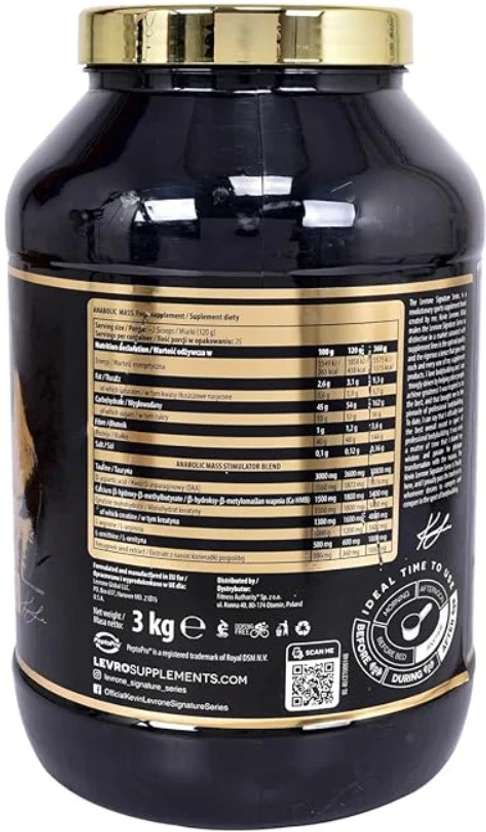Kevin levrone ANABOLIC MASS GAINER 7kg view 2