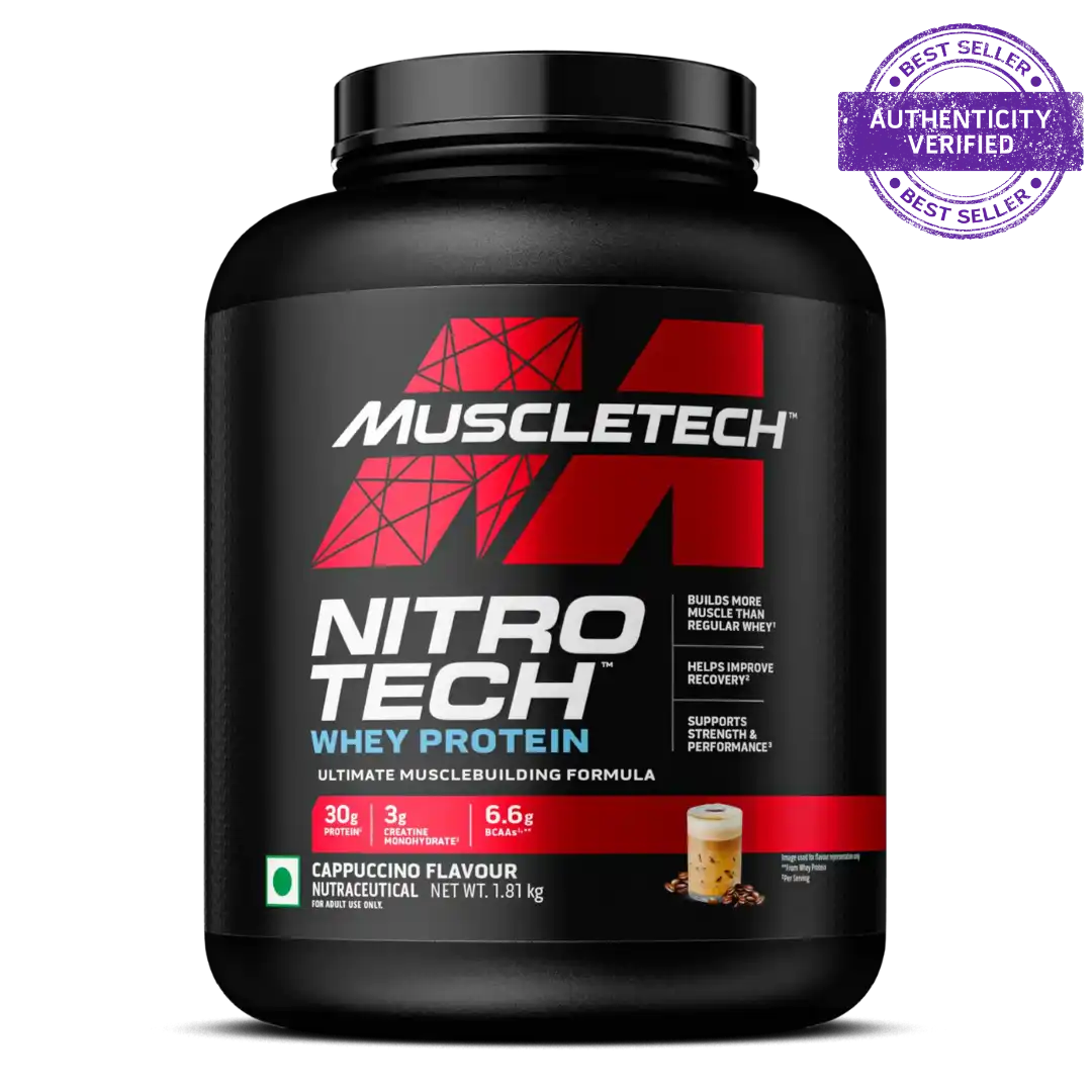 MUSCLETECH Nitro-Tech Whey Protein Powder | 1.8Kg