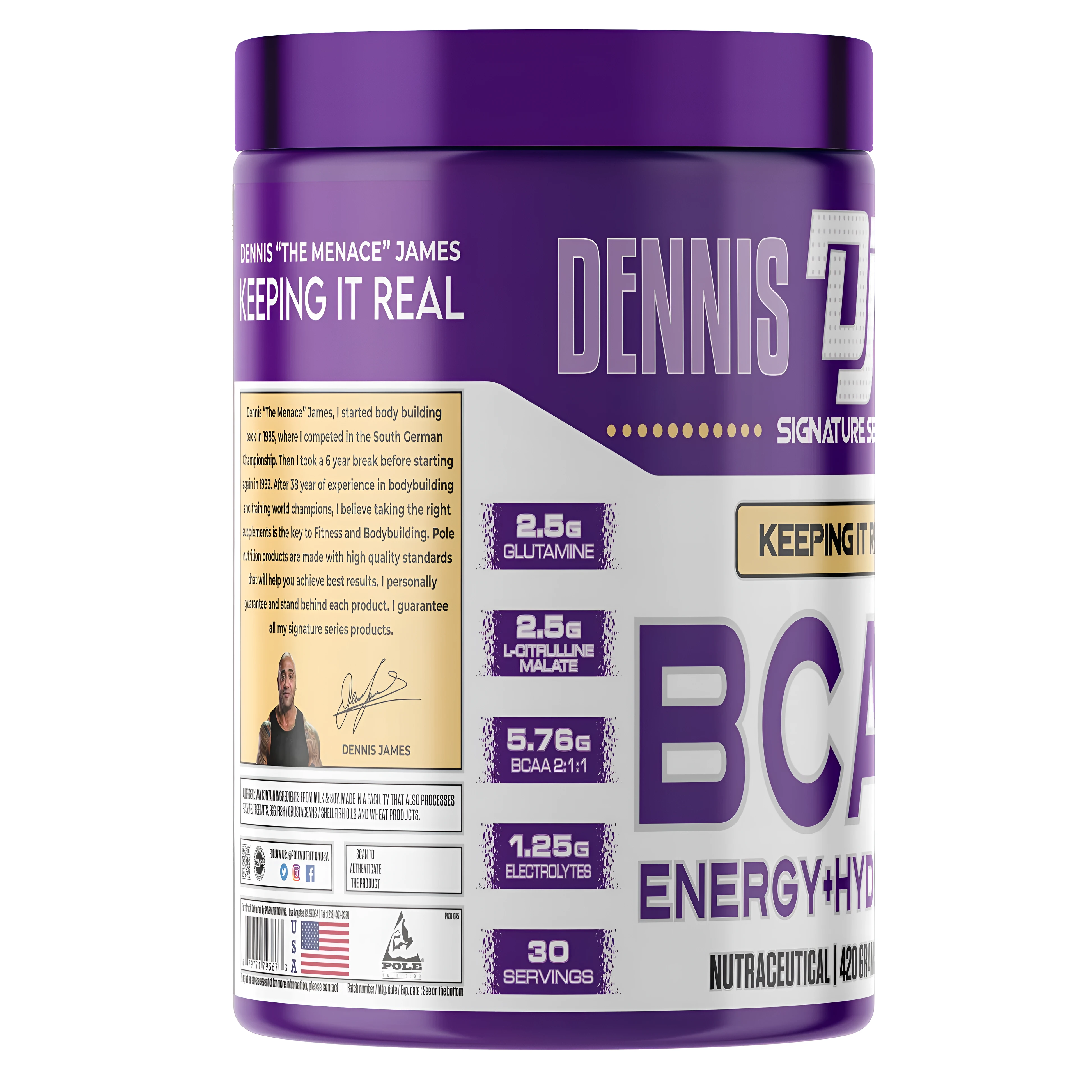 DENNIS JAMES BCAA ENERGY + HYDRATION view 3