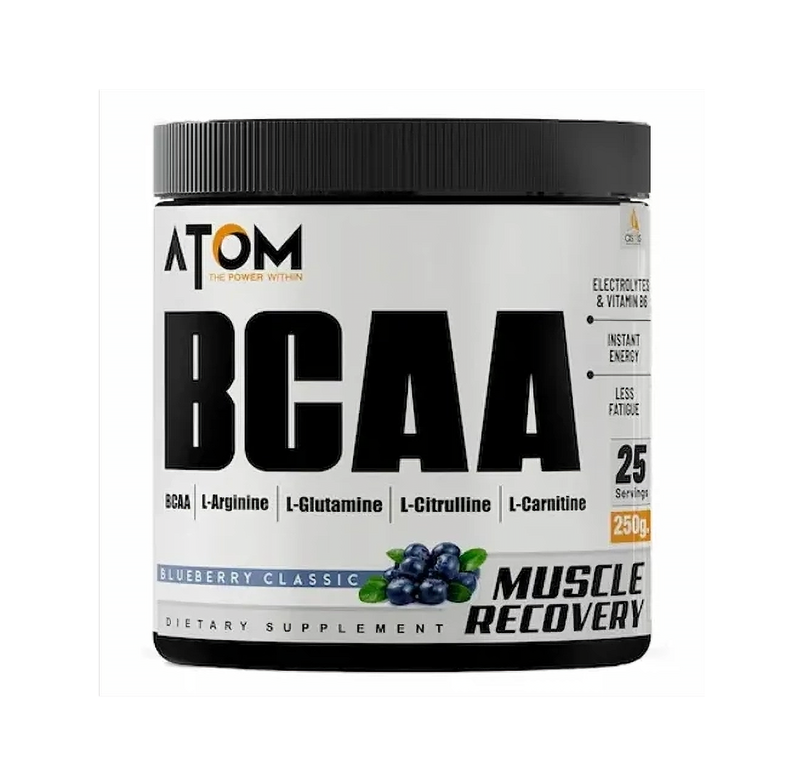 AS-IT-IS ATOM BCAA 250 GM (L-Arginine, L-Carnitine, L-Citrulline)