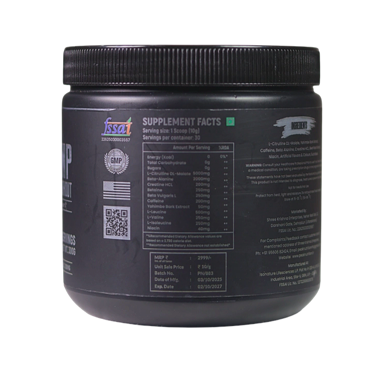 Peak Nutrition SUPER PUMP 30 Serving’s  view 2
