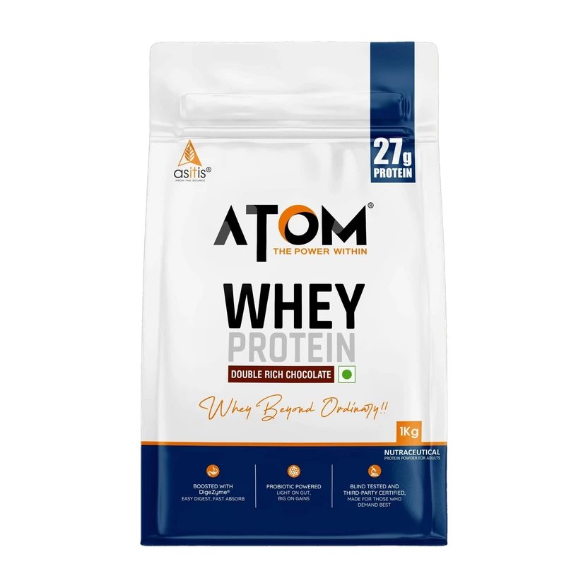 ATOM PP WHEY 1 KG (24 gm protein)