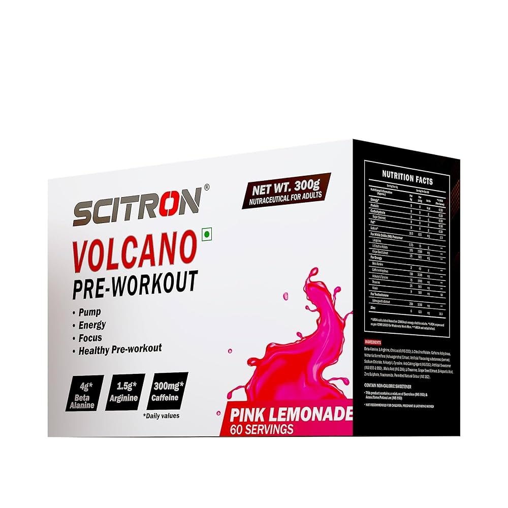 Scitron VOLCANO PRE WORKOUT 60 S