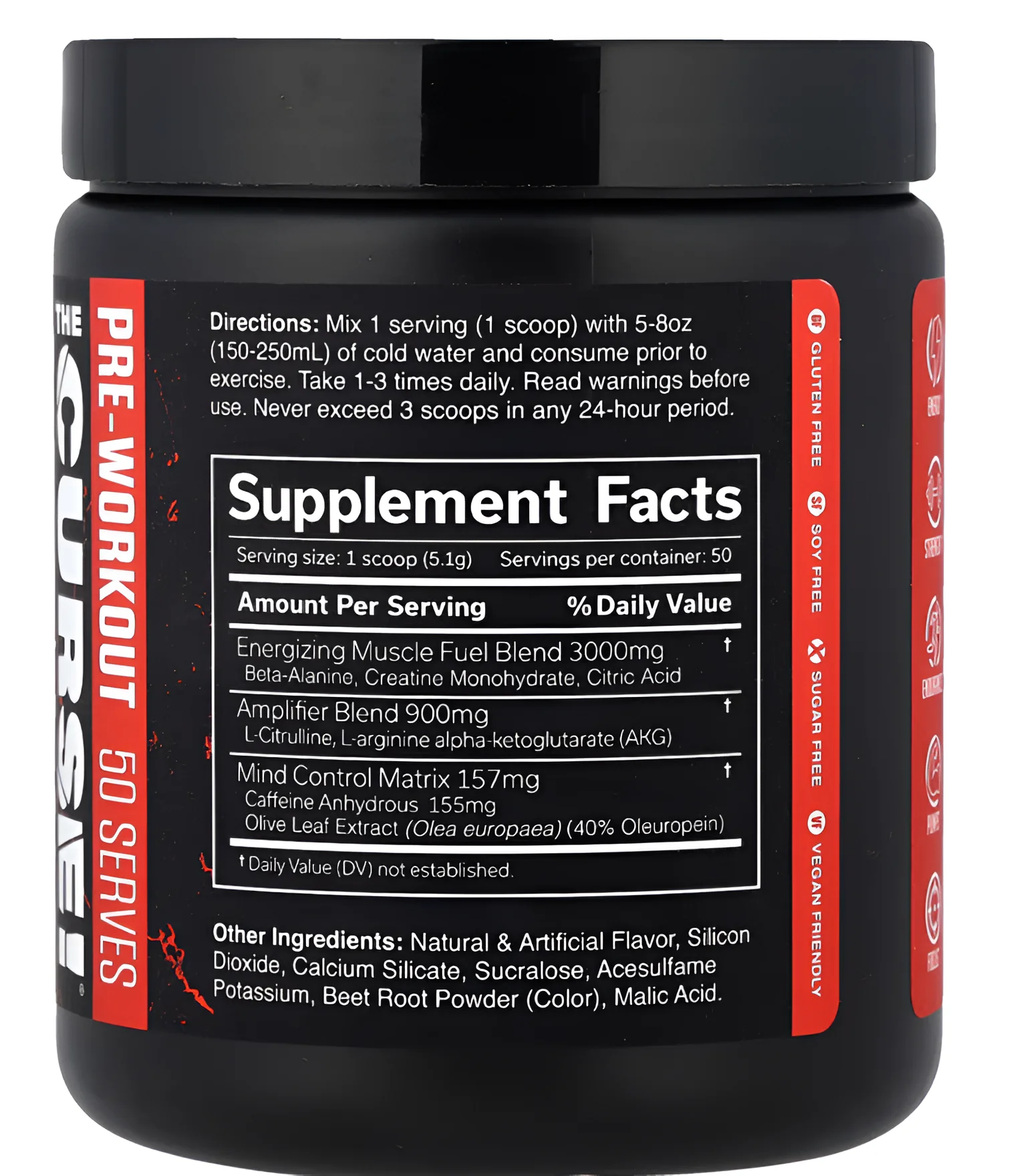 THE CURSE PRE WORKOUT 50 Serving view 2