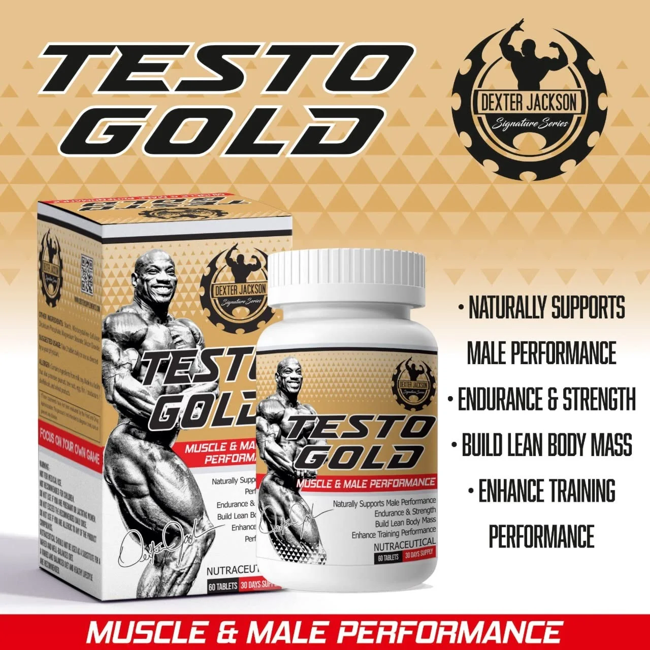 Dexter Jackson TESTO GOLD (60 tabs) view 3