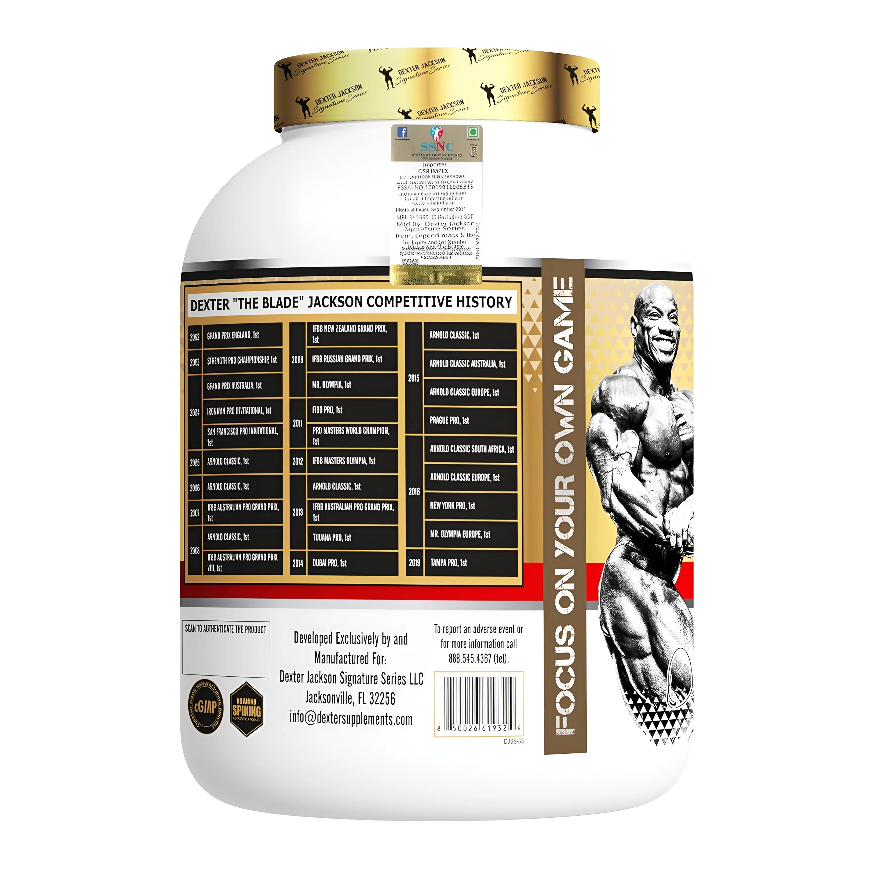 Dexter Jackson LEGEND WHEY 2.26 Kg view 2