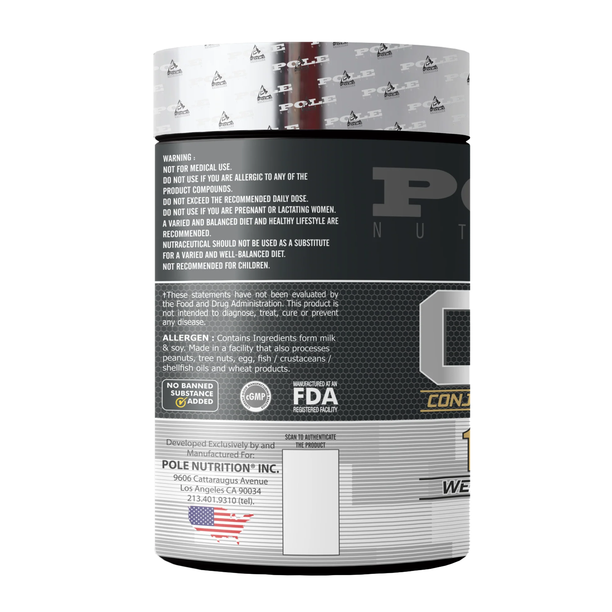 POLE NUTRITION CLA 120 GEL view 3