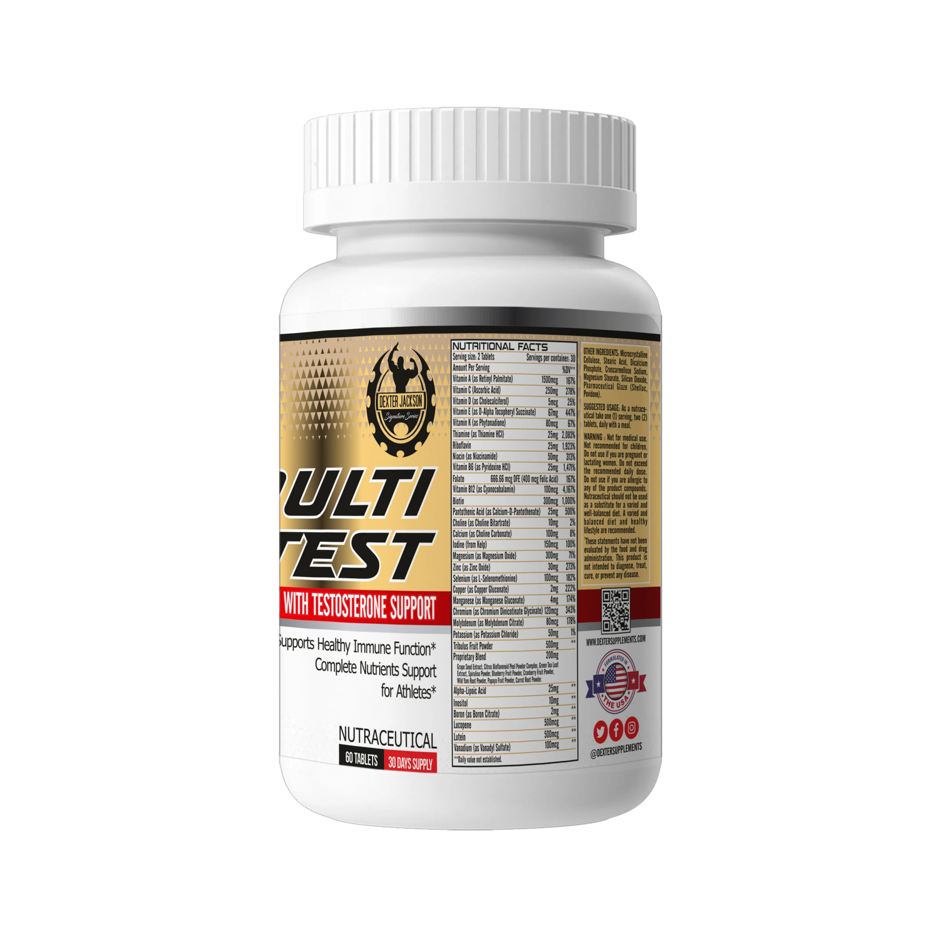 Dexter Jackson MULTI+TEST  60Tabs view 2