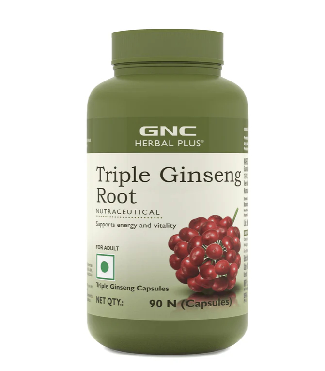 Gnc TRIPLE GINSENG ROOT 90 Caps