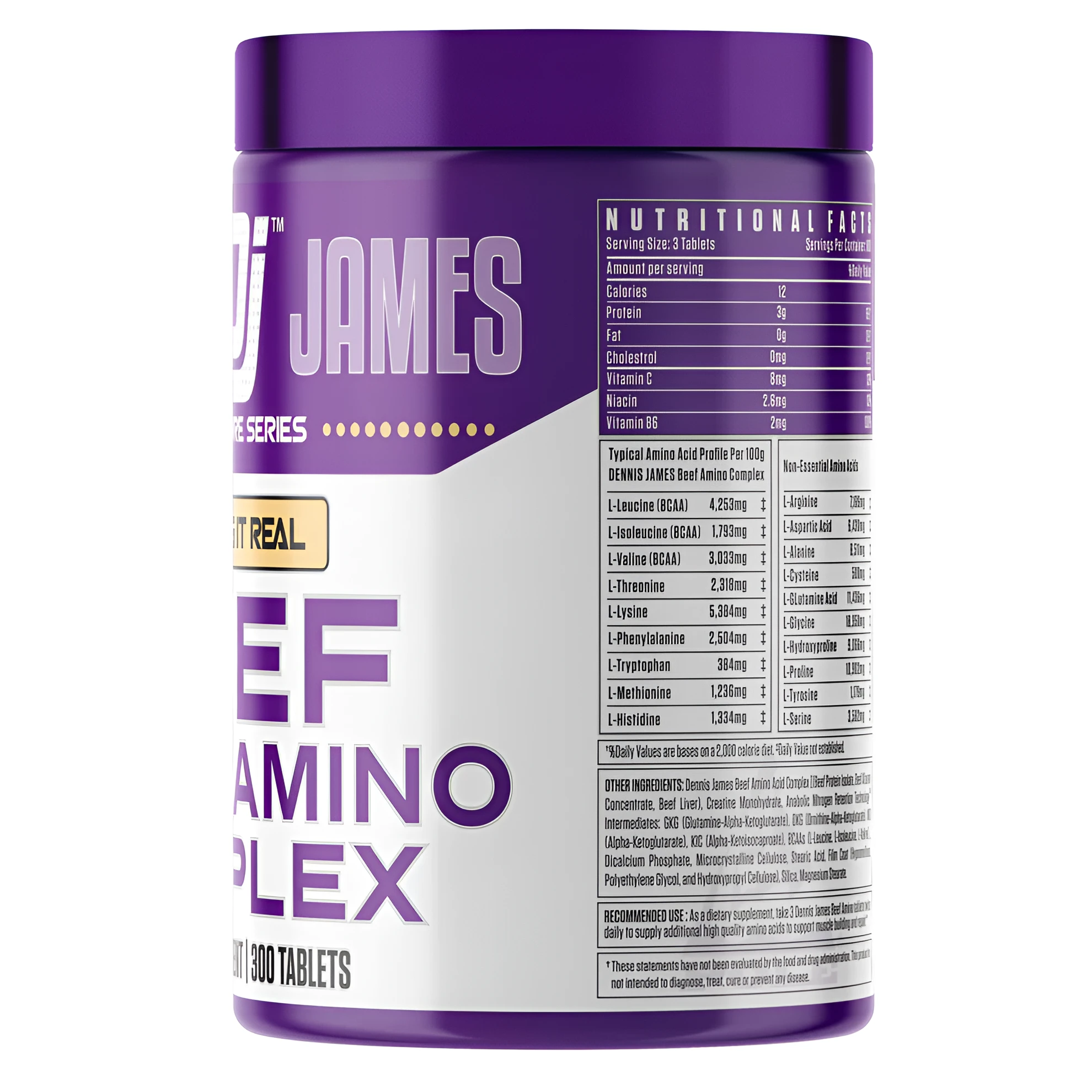 Dennis James BEEF PURE AMINO COMPLEX view 3