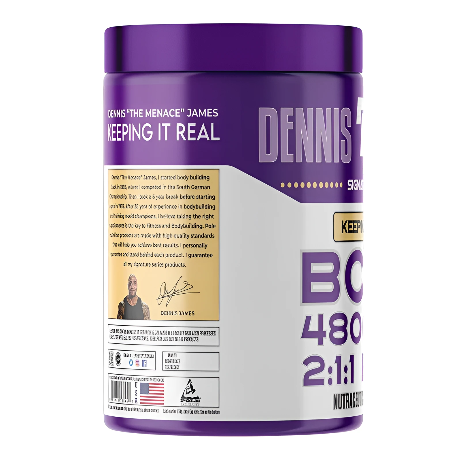 Dennis James BCAA 4800 Mg view 2
