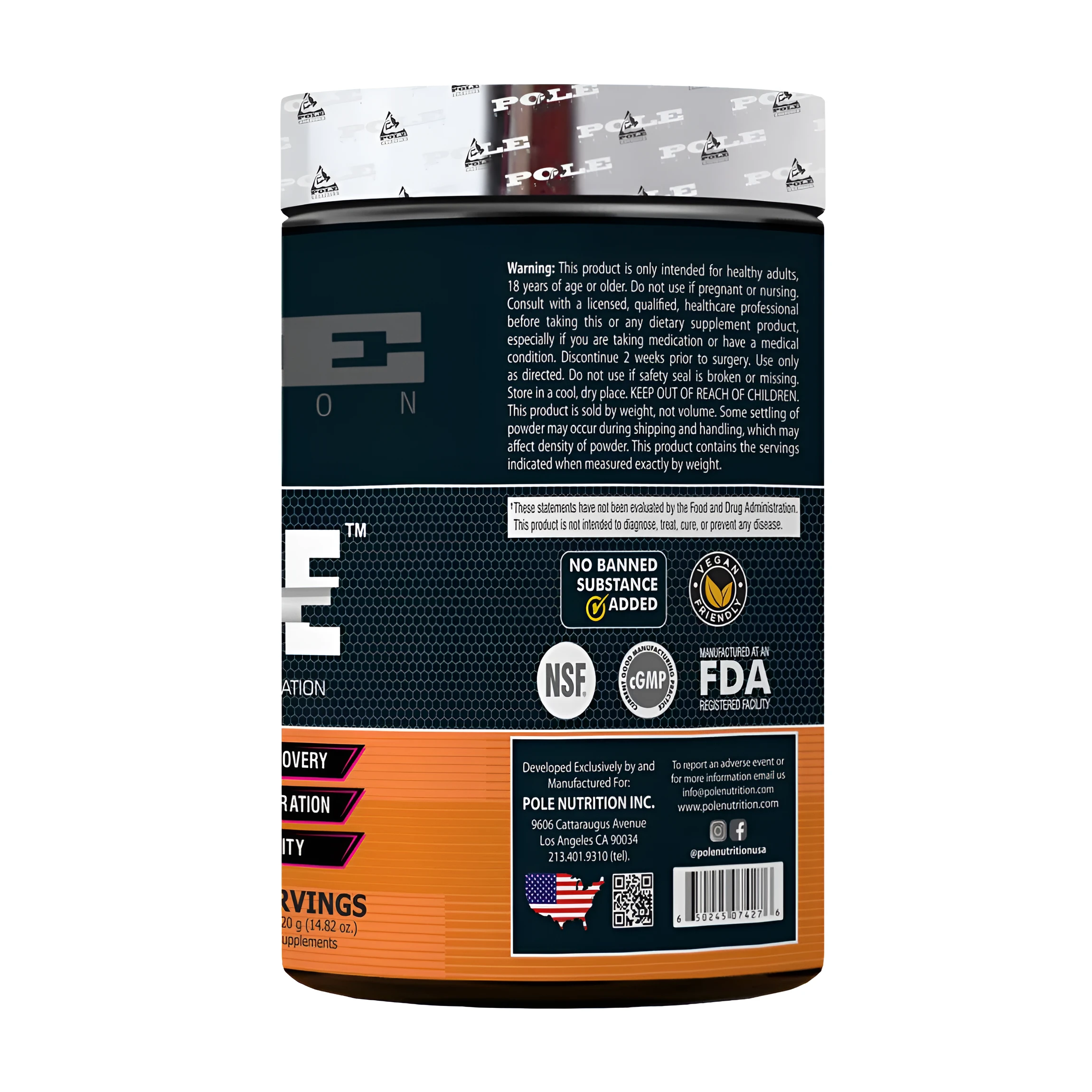 Pole Nutrition BCAA STROKE 30 Servings  view 2