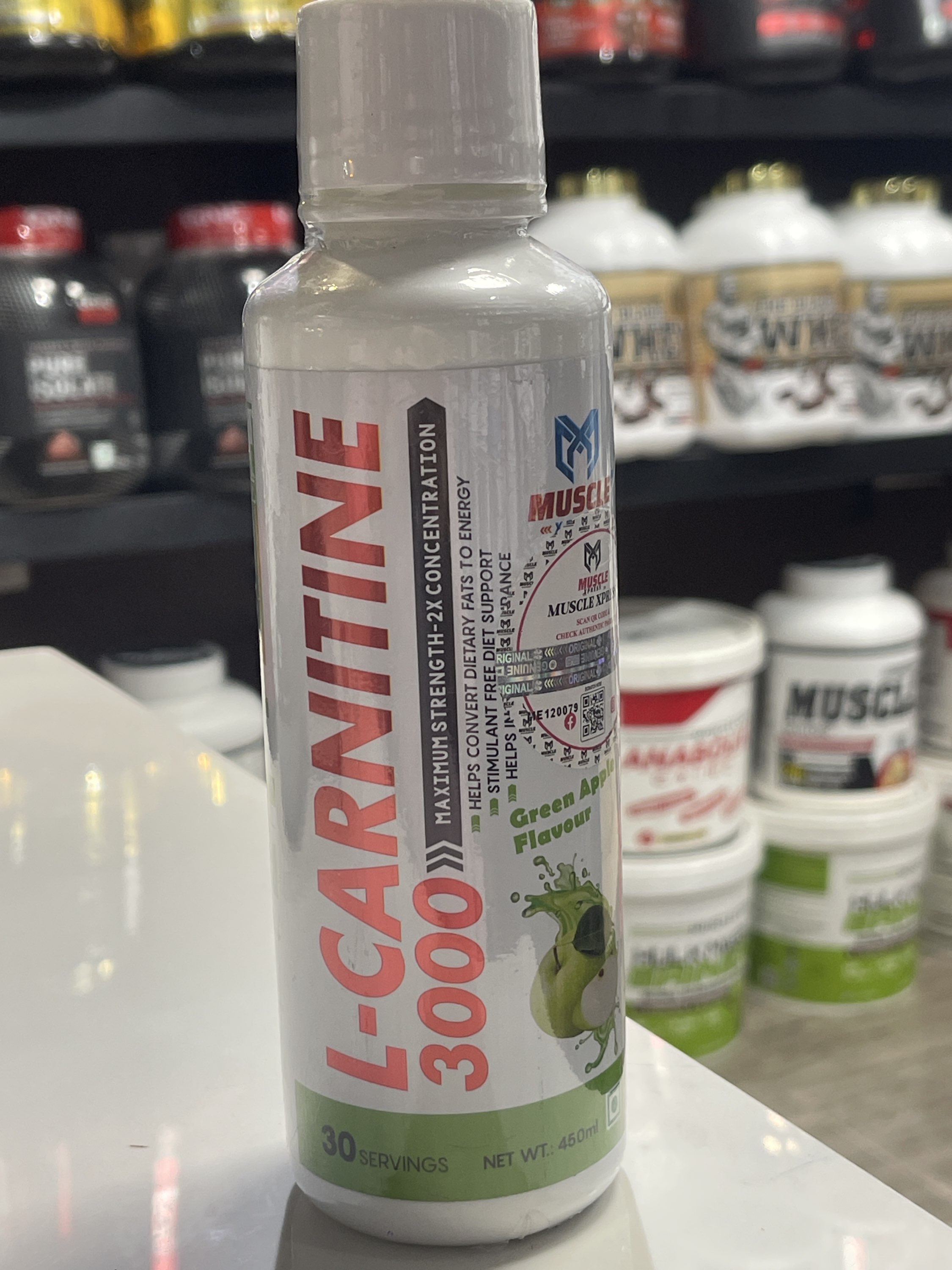 Muscle Xpress L-CARNITINE (liquid) 30 Servings