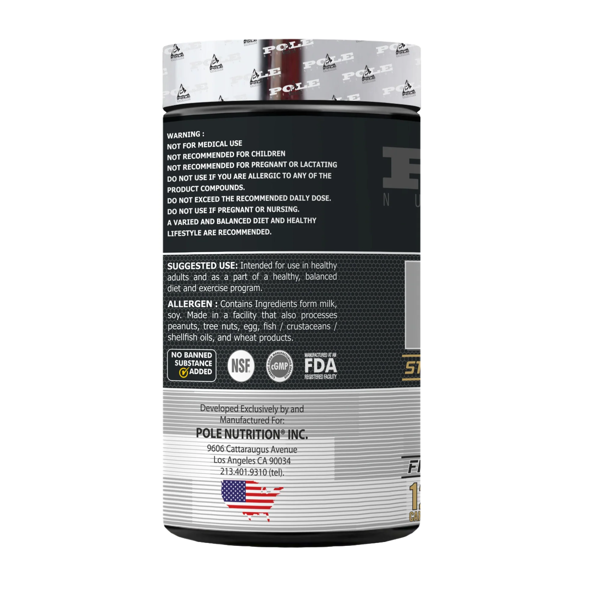 Pole Nutrition HMB 1000 Mg 120 Caps view 2