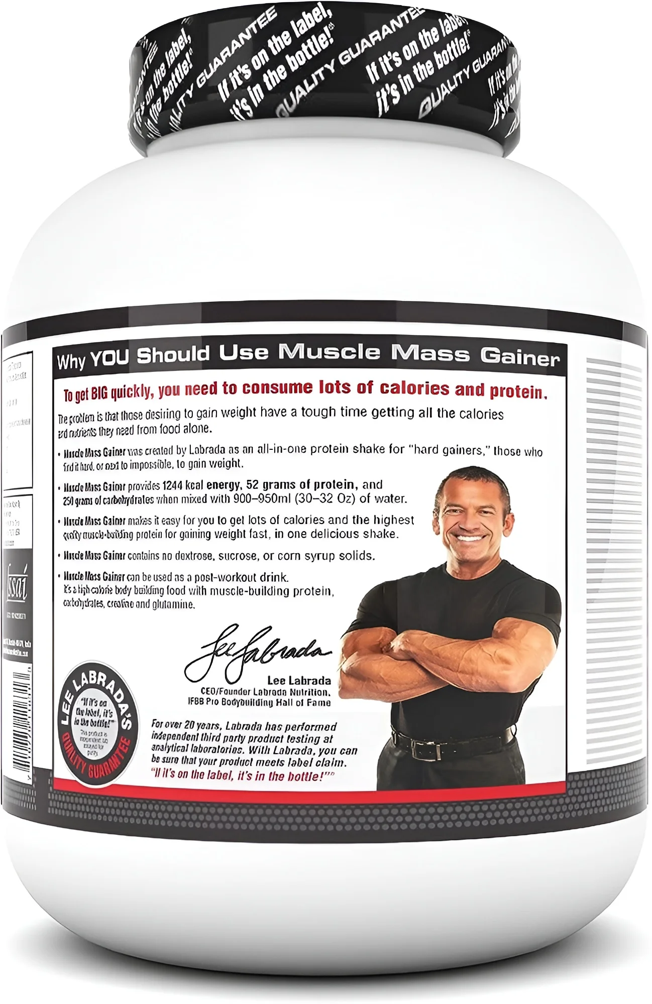 Labrada MUSCLE MASS GAINER  (3 kg) view 3