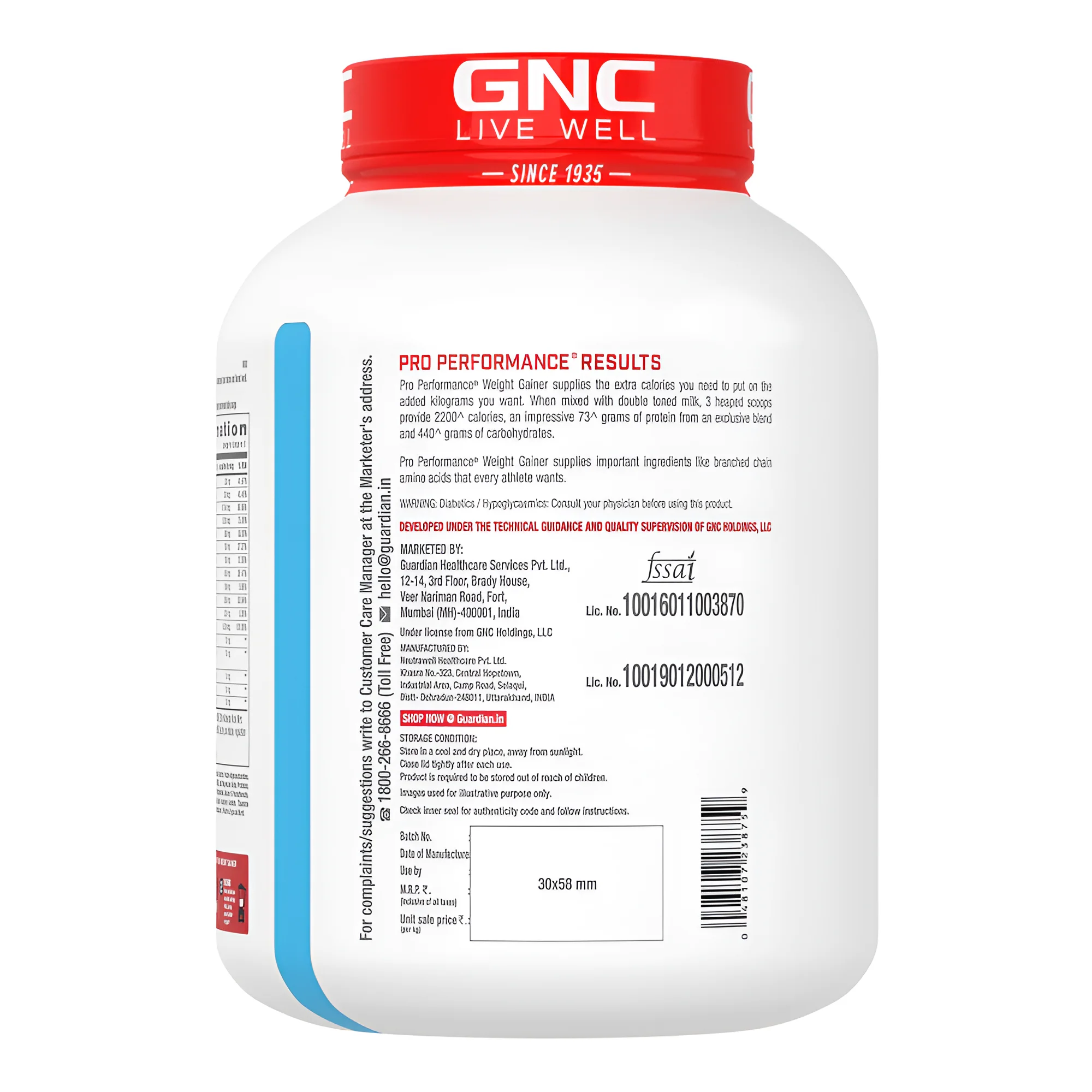 GNC Pro Performance Weight Gainer | 3 Kg view 2